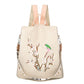Embroidery Poaba Anti Theft Backpack The Store Bags EmbroideryBird-Khaki 