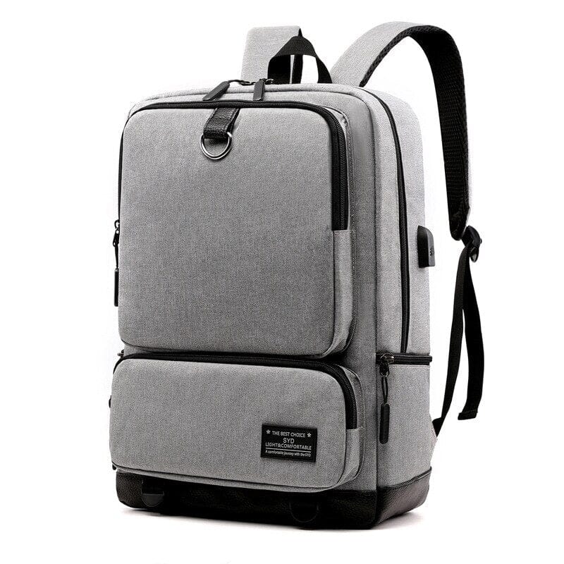 Backpack With USB Charger The Store Bags Gray 
