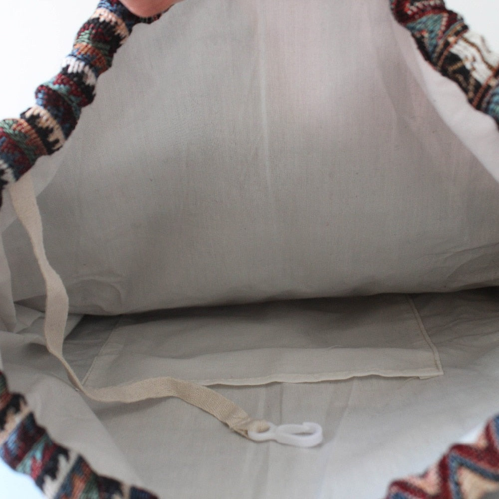 Boho Drawstring Backpack The Store Bags