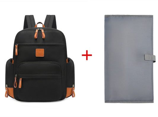 Diaper Bag With Laptop Sleeve The Store Bags MPB14-black-mat