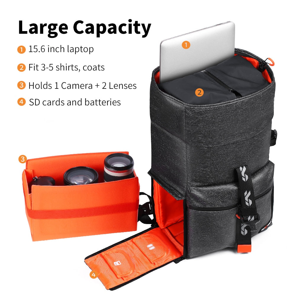 DSLR Camera Hiking Backpack The Store Bags