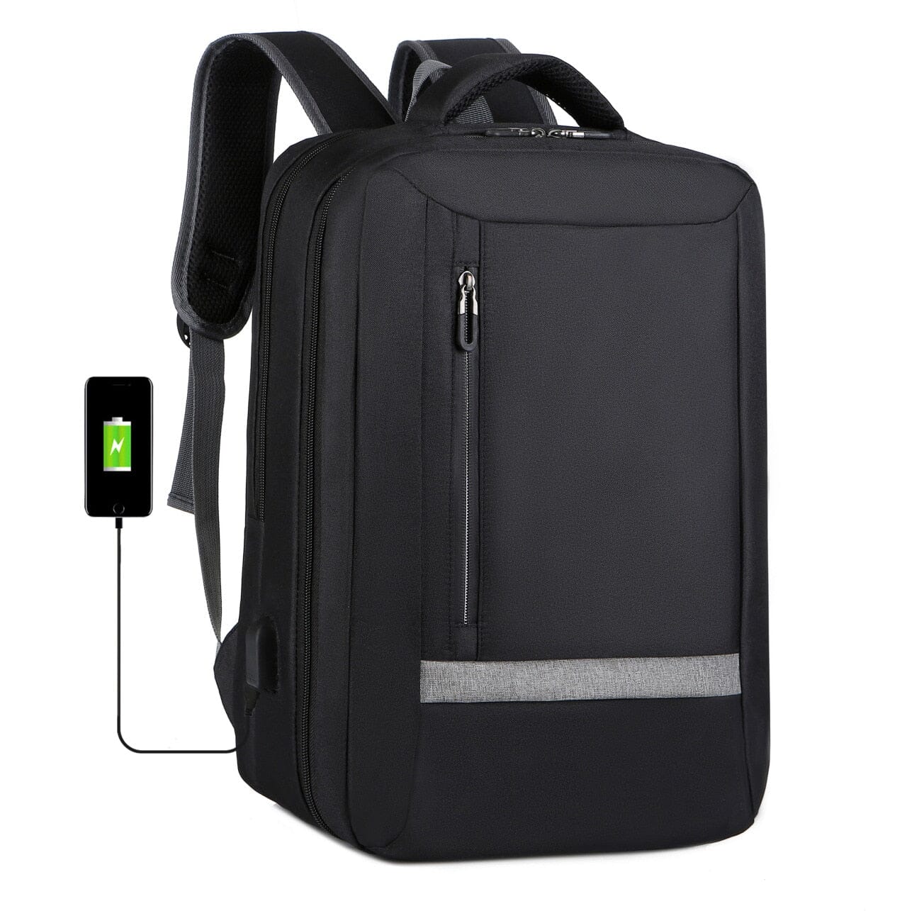 Travel Backpack With USB Charger The Store Bags Black