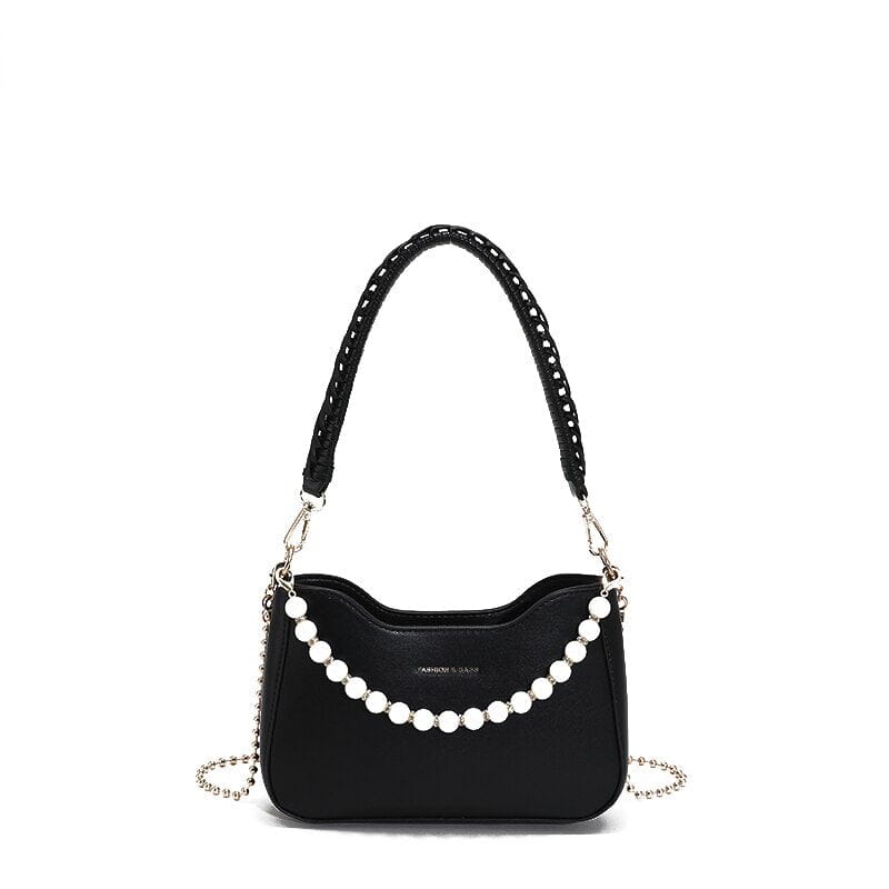 Beaded Leather Crossbody Bag The Store Bags Black