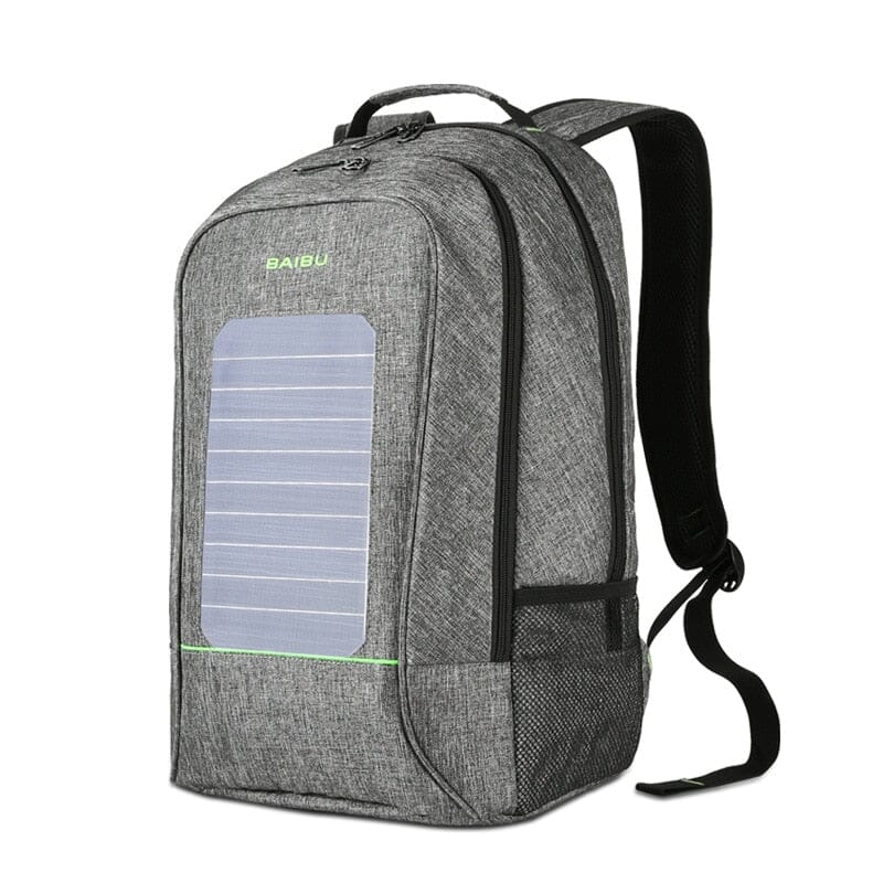 Backpack USB Solar Charger The Store Bags Gray