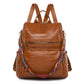 Backpack With Back Zipper Pocket The Store Bags Light Brown 