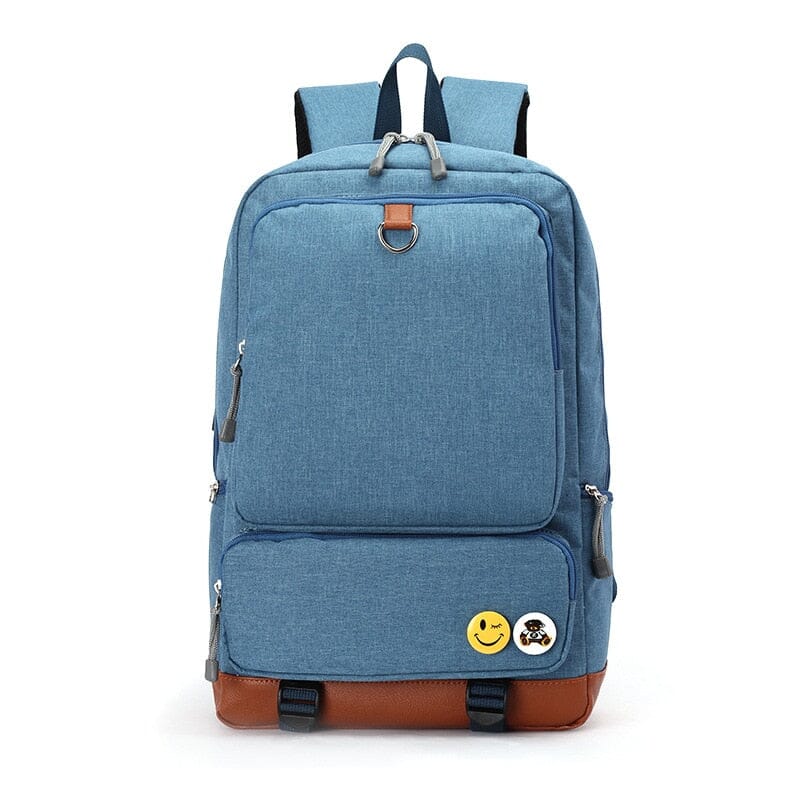 Backpack With USB Charger The Store Bags LAKE BLUE 