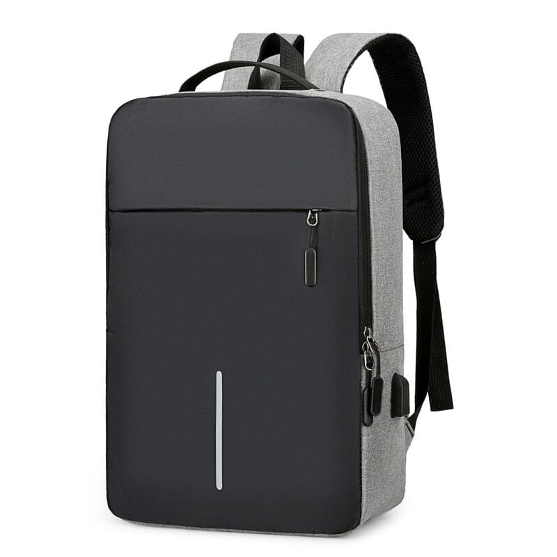 USB Charging Backpack The Store Bags Gray 