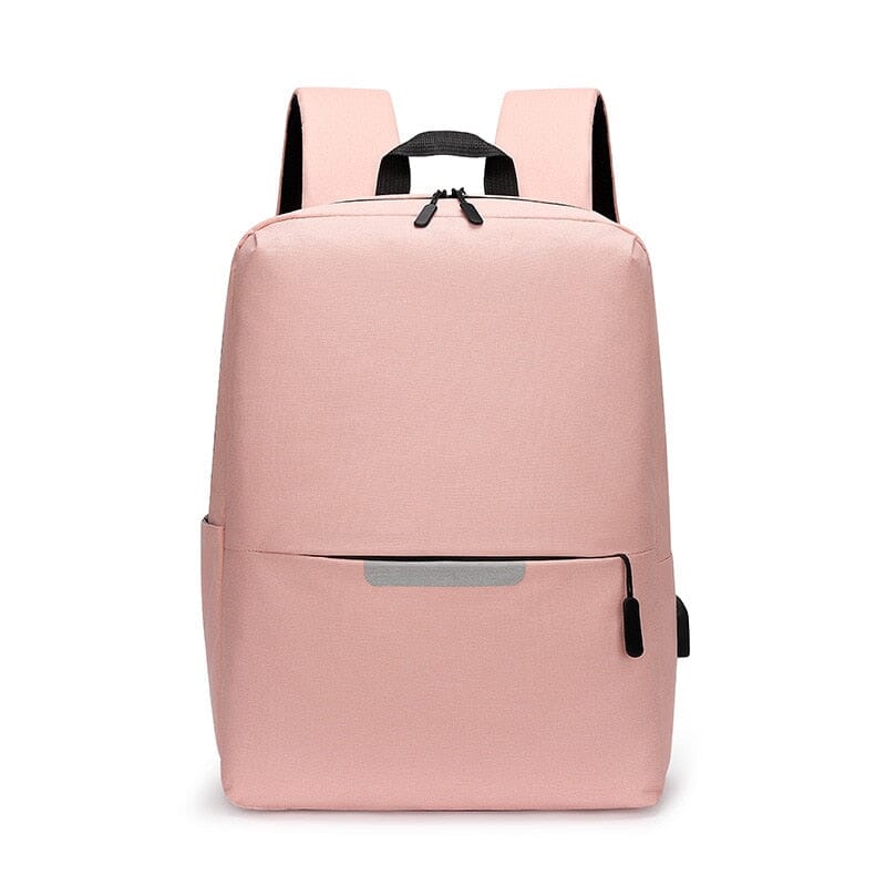 Waterproof USB Backpack The Store Bags Pink