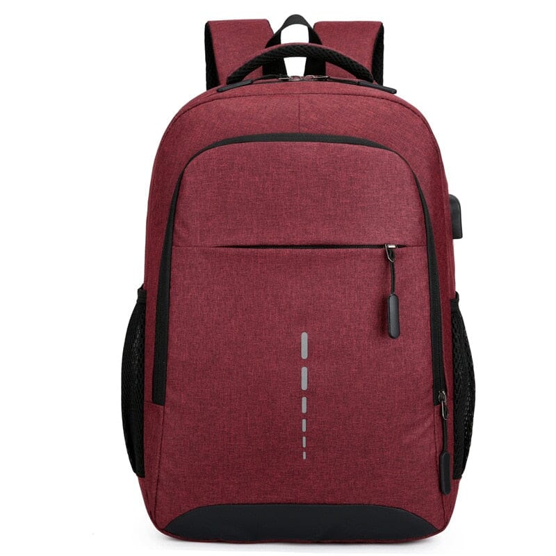 Waterproof Charger Backpack The Store Bags Red
