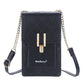 Leather Cell Phone Purse ERIN The Store Bags Black 