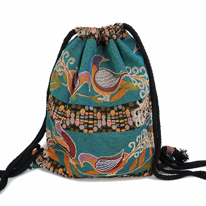 Boho Drawstring Backpack The Store Bags Color 3