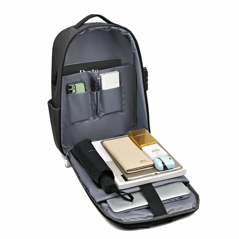 Anti Theft Laptop Backpack With USB Charging Port The Store Bags