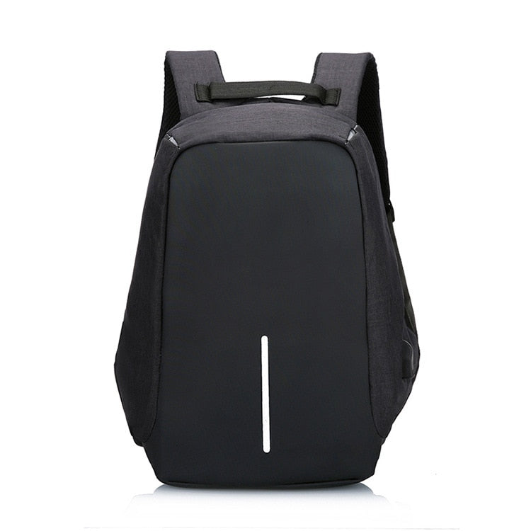 Anti Theft Waterproof Backpack With USB Charging Port The Store Bags Black
