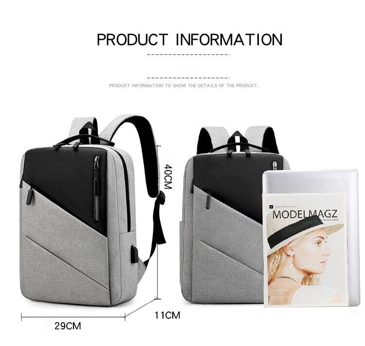 Laptop Backpack With USB Charging Port The Store Bags