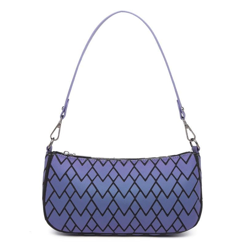 Holographic Geometric Purse ERIN The Store Bags Gray