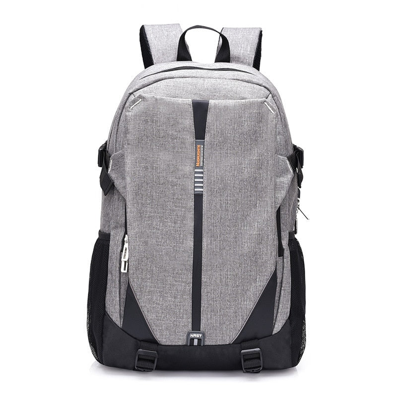 Power USB Laptop Backpack The Store Bags Grey
