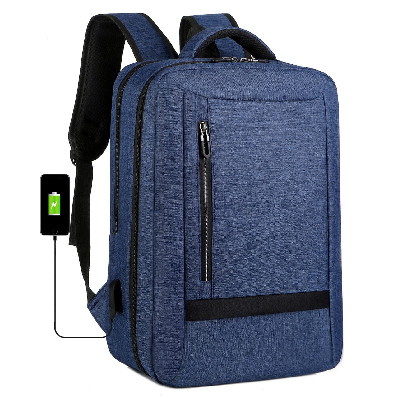 Travel Backpack With USB Charger The Store Bags Blue