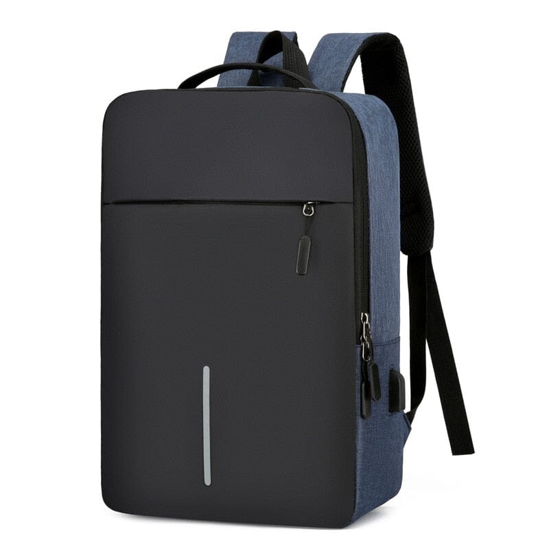 USB Charging Backpack The Store Bags Blue 