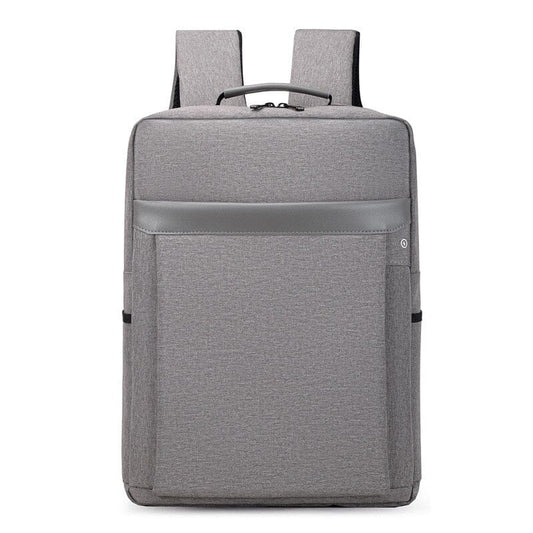 Laptop Backpack usb Charging Water Resistant Nylon The Store Bags Light Grey