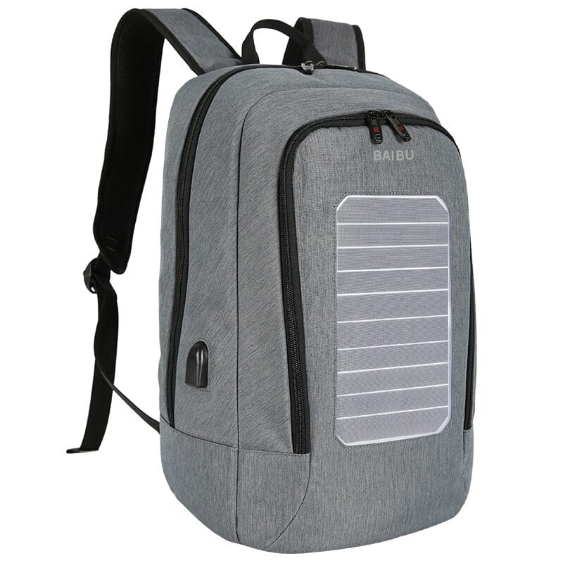Solar Charger Backpack The Store Bags Gray