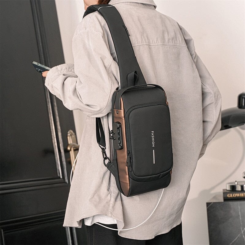 Sling Backpack With USB Port The Store Bags