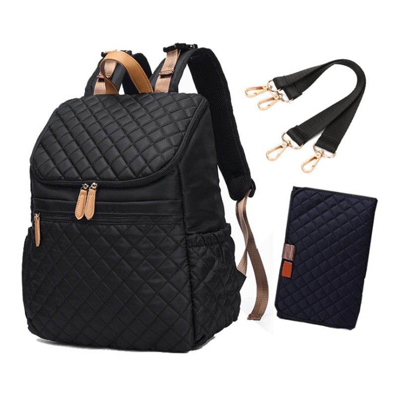 Navy Blue Quilted Diaper Bag The Store Bags