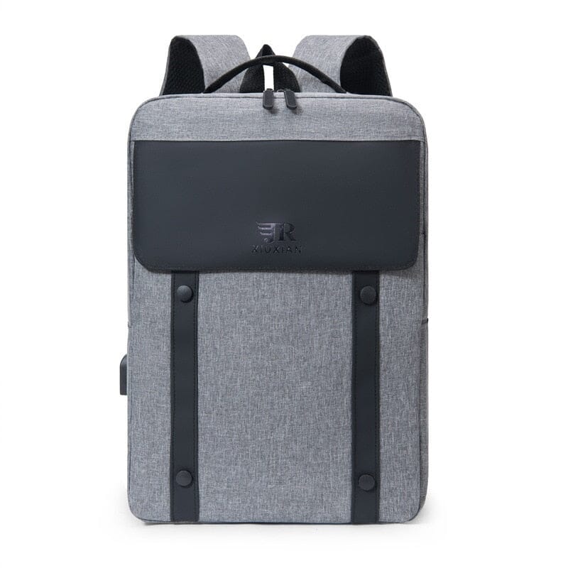 Computer USB Port Backpack The Store Bags Gray 