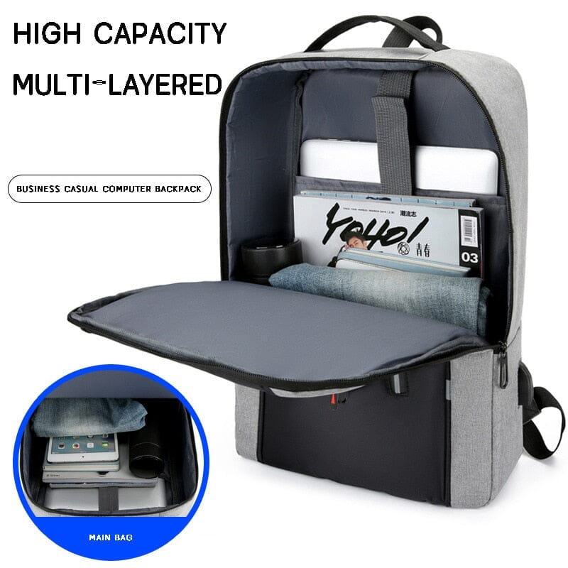 Mens Backpack With USB Charger The Store Bags