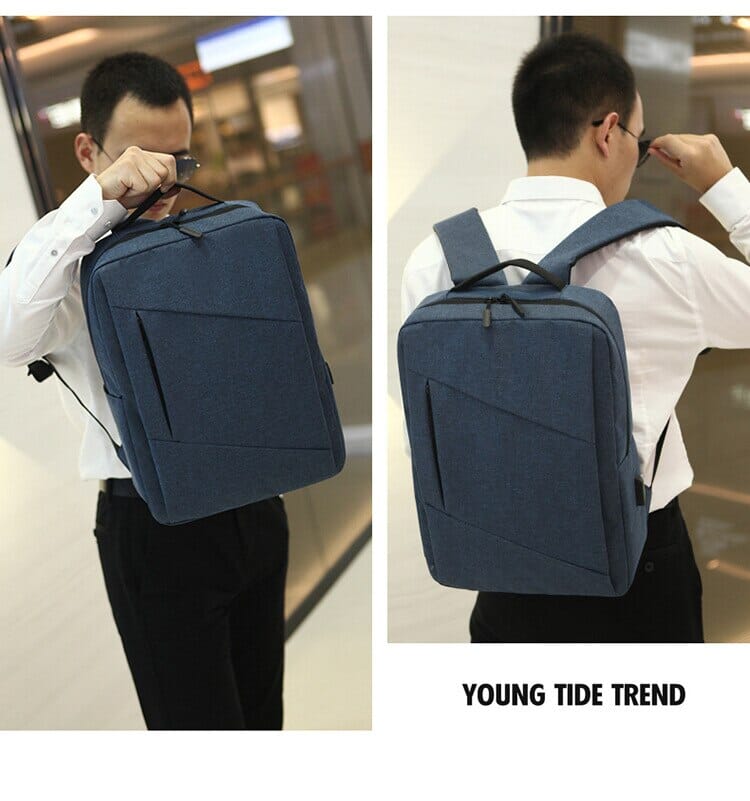 Water Resistant Backpack With USB Charging Port The Store Bags