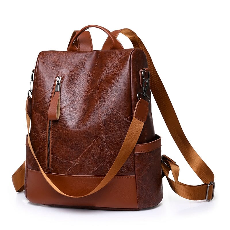 Backpack With Back Pocket The Store Bags Brown-1 