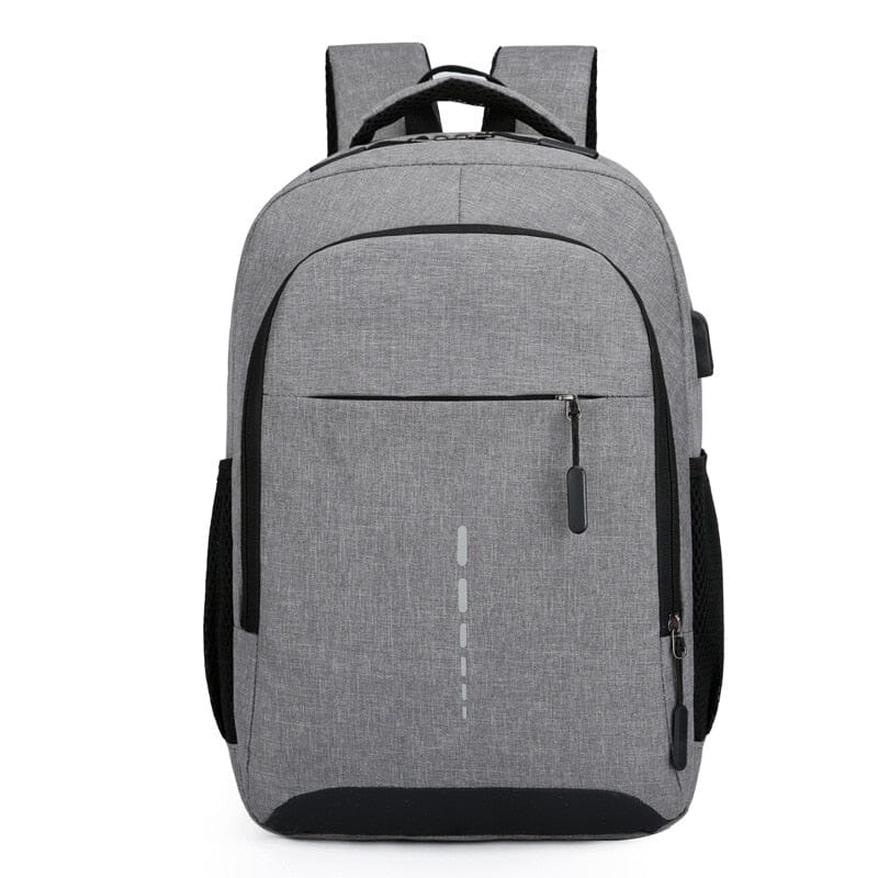 Waterproof Charger Backpack The Store Bags Gray