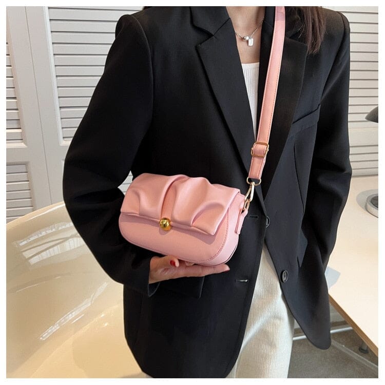 Leather Flap Over Shoulder Bag ERIN The Store Bags