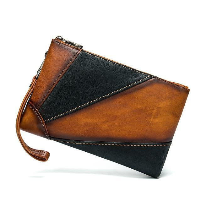 Women Genuine Leather Clutch Wallet With Coin Compartment The Store Bags Brown