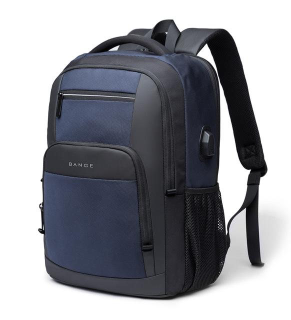 USB Charging Waterproof 14 Inch Laptop Backpack The Store Bags Blue