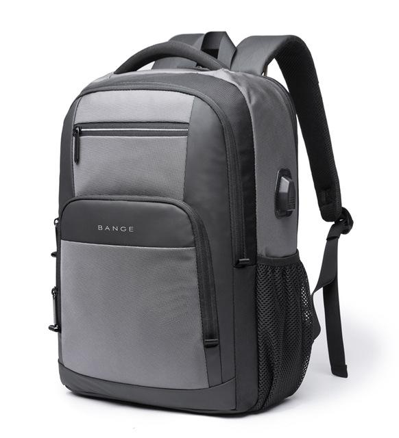 USB Charging Waterproof 14 Inch Laptop Backpack The Store Bags Grey 