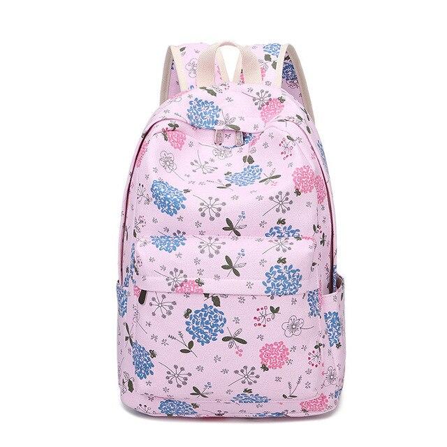 BANA Elementary Student Backpack The Store Bags Pink Flowers