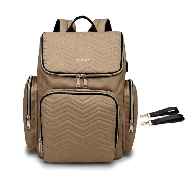 Diaper bag with usb bottle warmer The Store Bags Khaki 