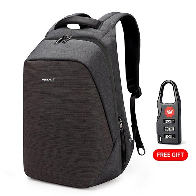 Grey Laptop Backpack TIGERNU The Store Bags Black