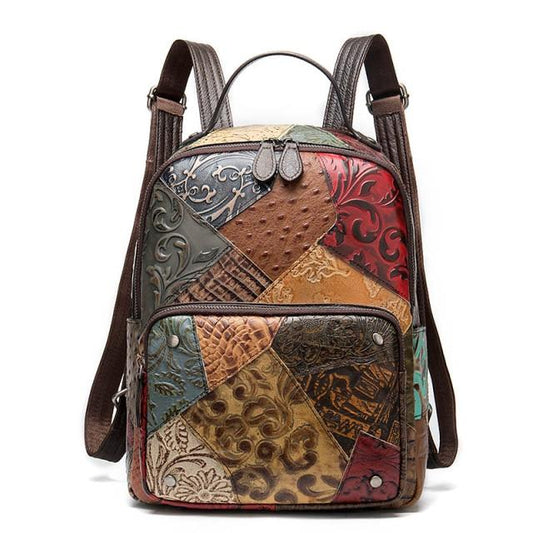 Women's Vintage Leather Backpack BATIK The Store Bags