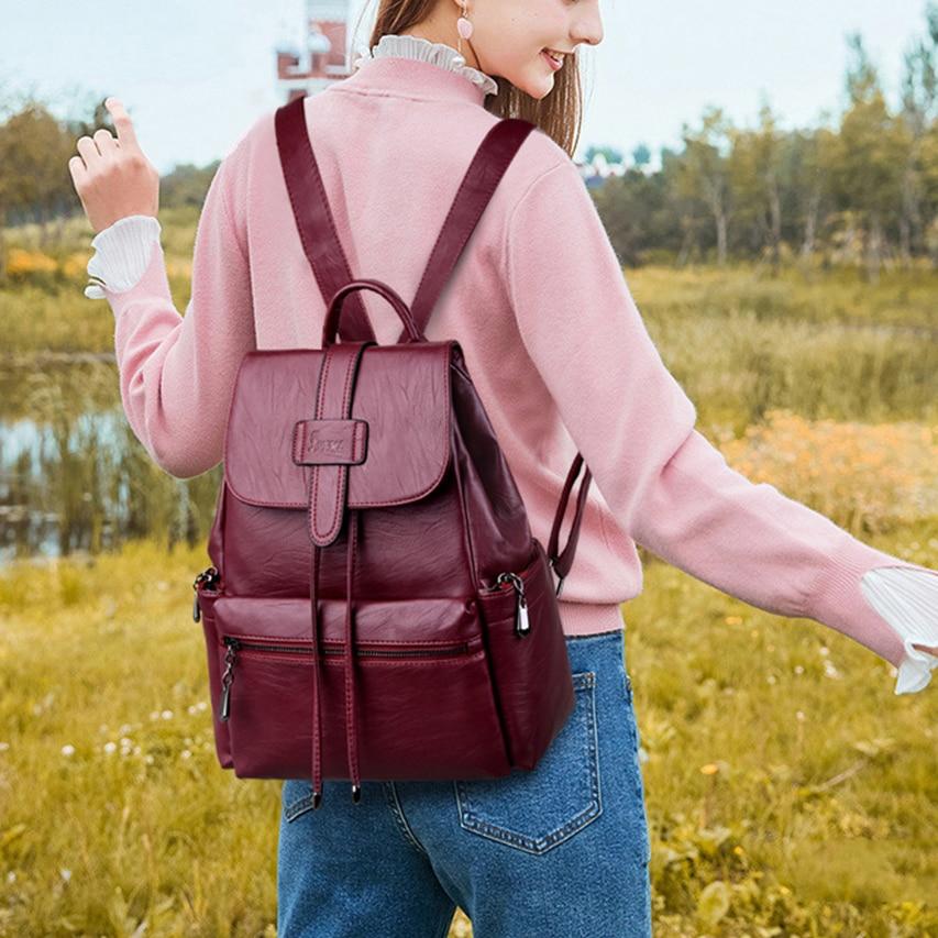 Top Flap Drawstring Backpack The Store Bags