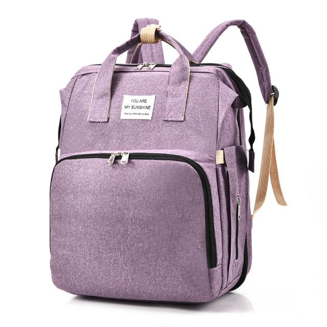 Backpack Diaper Bag With Fold Out Changing Pad The Store Bags Purple 