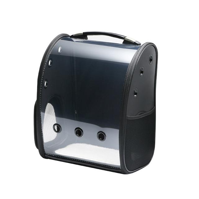 Transparent Pet Backpack The Store Bags black