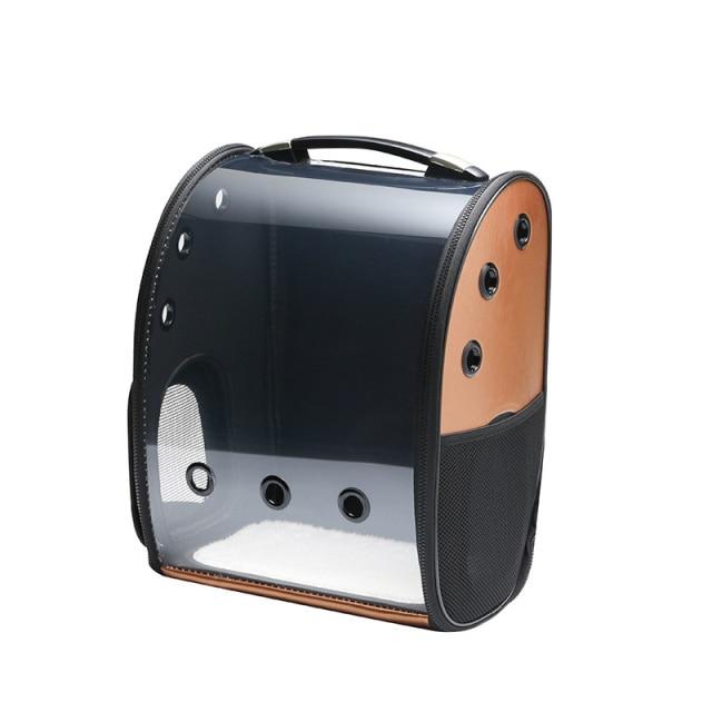 Transparent Pet Backpack The Store Bags Brown