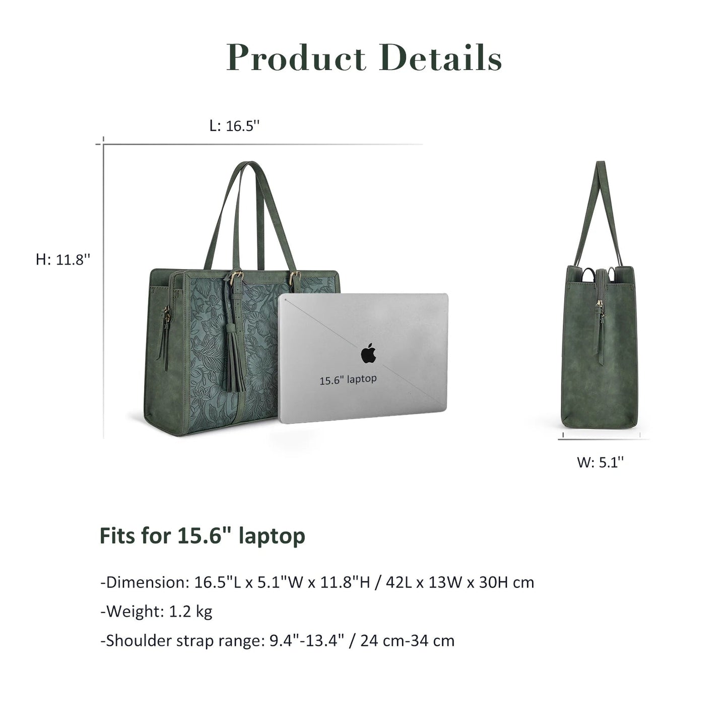 Leather Tote Bag 15 inch Laptop The Store Bags 