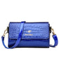 Croc Embossed Crossbody Bag The Store Bags Blue 