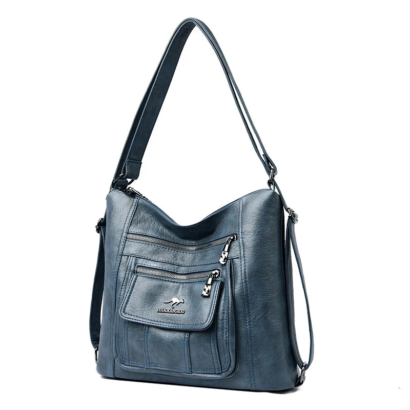 PU Leather Shoulder Bag Purse The Store Bags Blue 