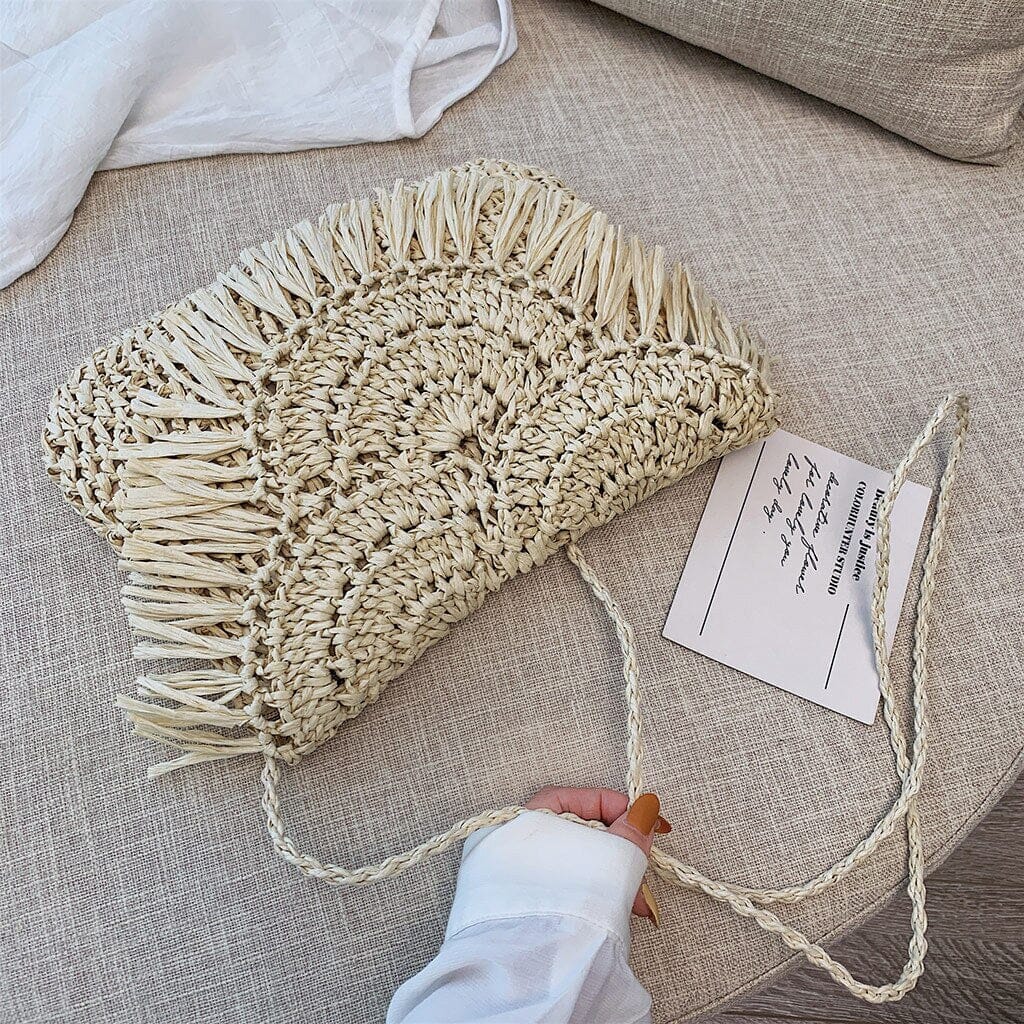 Straw Clutch Purse The Store Bags 