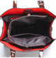 Black Croc Tote Bag