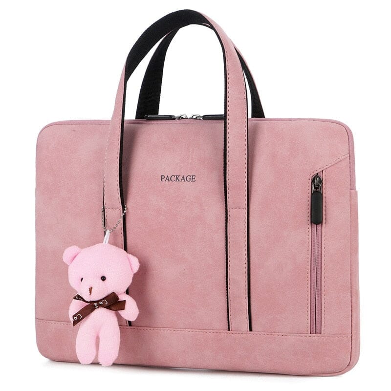 Handbag For 15 inch Laptop The Store Bags Pink Bear 15.6 Inch 