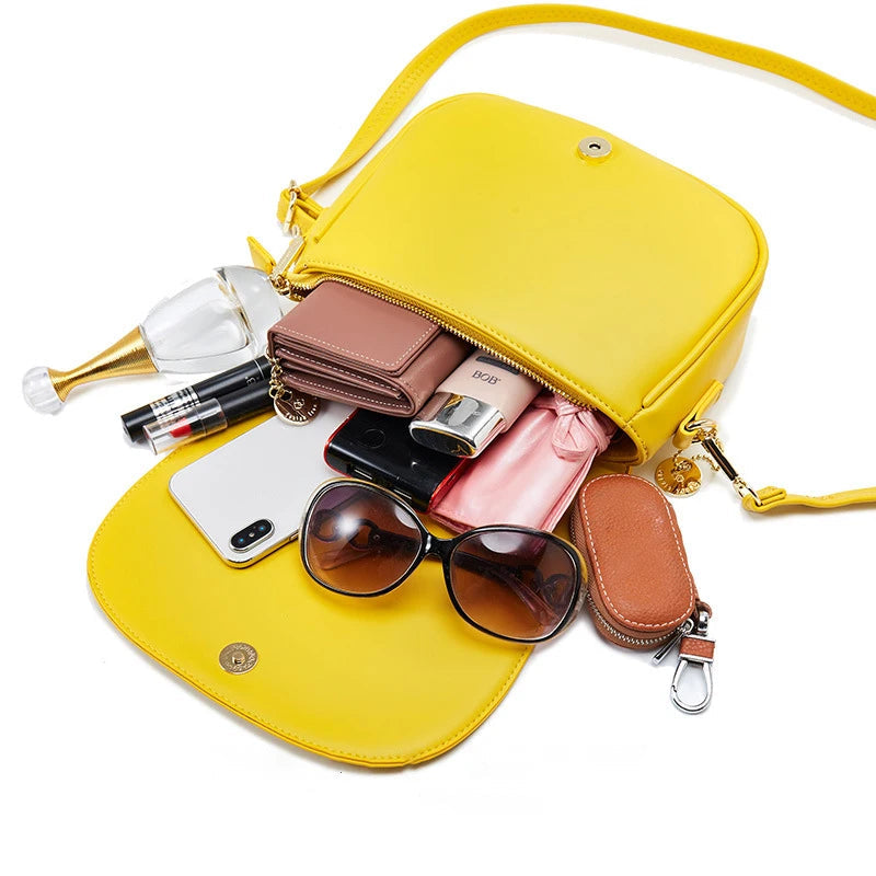 Bright Yellow Leather Purse The Store Bags 